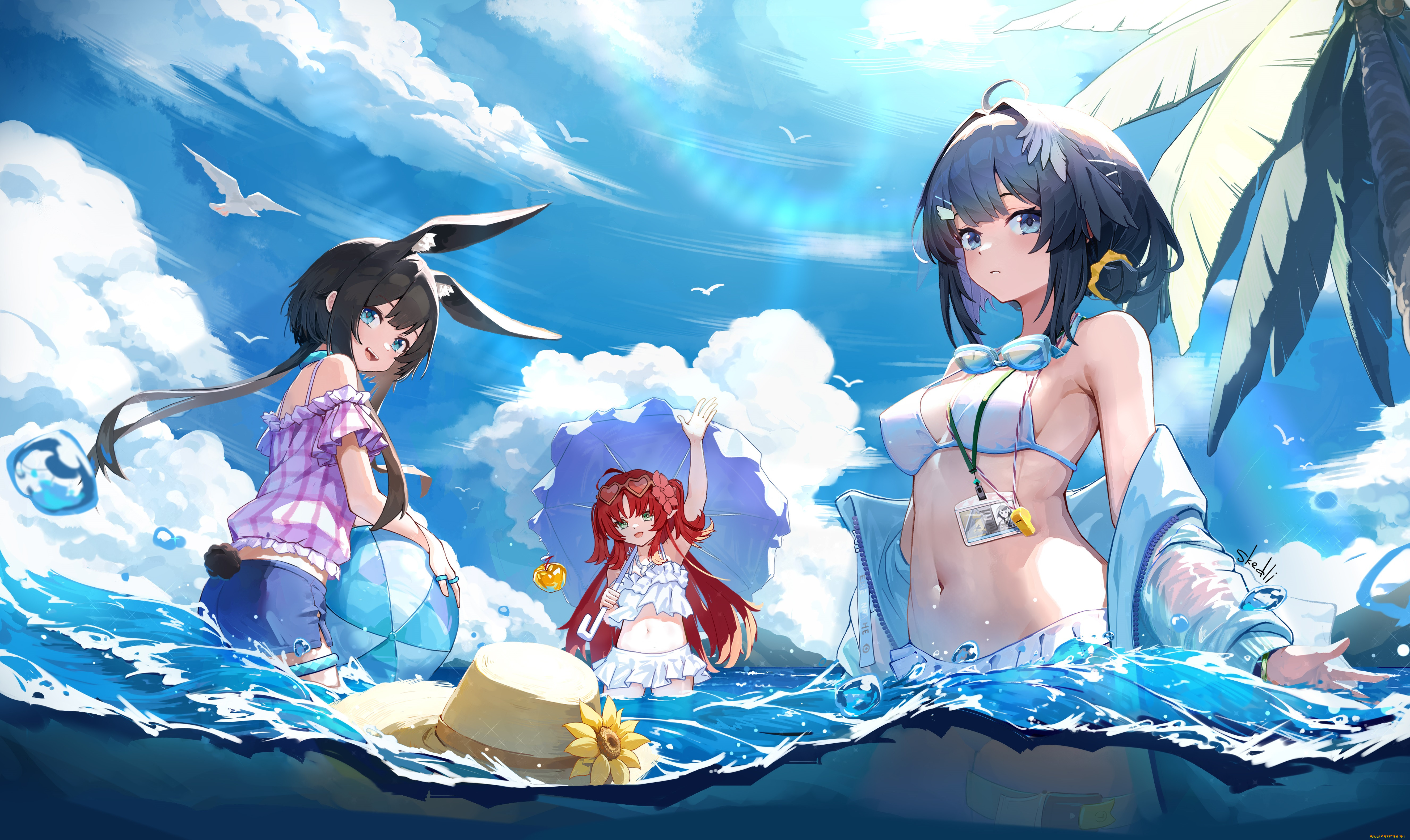 , arknights, amiya, myrtle, tagme, skedli